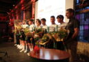 Stemningsfoto fra præsentationen af Reffen Tscherning Cycling team